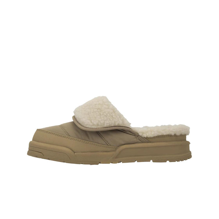 New Balance Purpley Beige Fleece Puffer Slippers