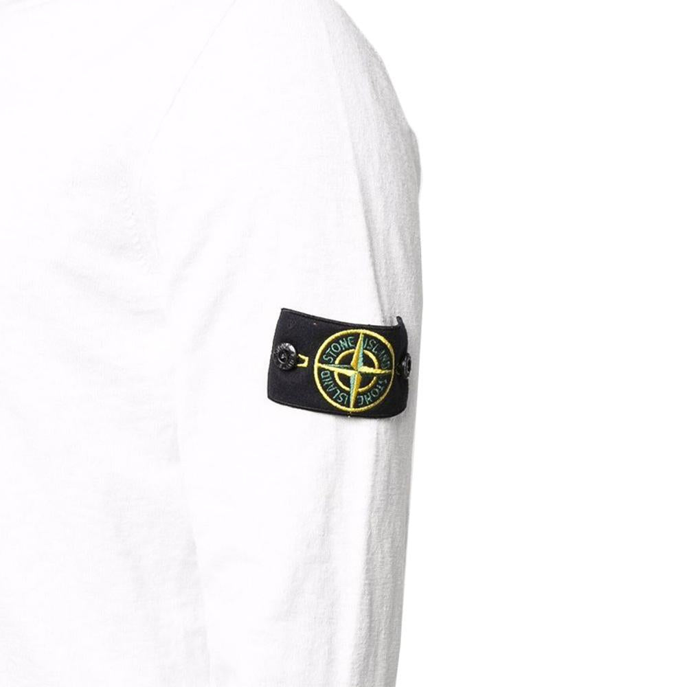STONE ISLAND Wappen Patch Crew Neck Knit Sweater for Men 7615502B0 V0001