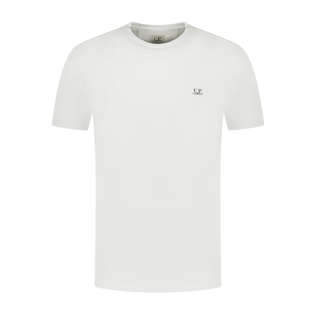 CP Company Logo Print Short Sleeve T-Shirt White Men