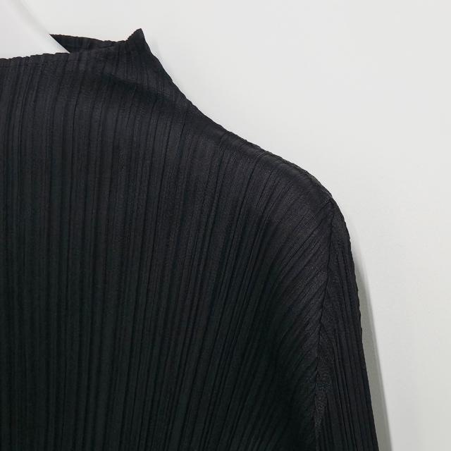 Issey Miyake Pleats Please Basic Top T-Shirt Beige