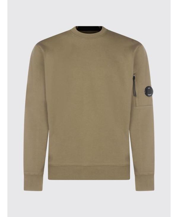 CP Company Diagonal Raised Fleece Crewneck Lens Sweatshirt