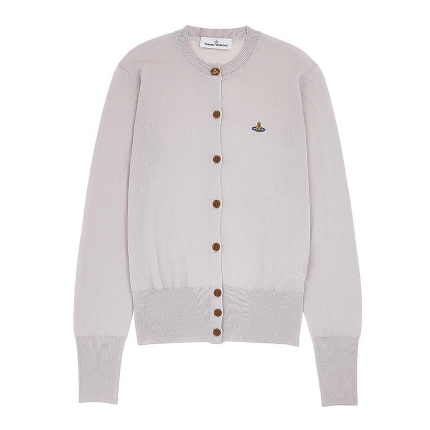 Vivienne Westwood Bea Cardigan Green Wool Knit for Women