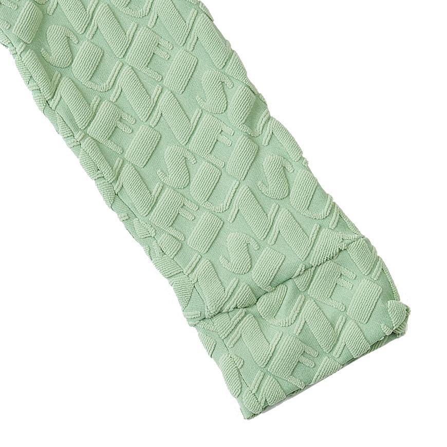 SUNNEI Jacquard Crop T-Shirt Women’s Green