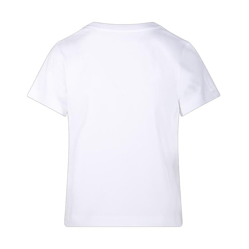 Moncler Women’s Logo Cotton Short Sleeve T-Shirt White 8C00023 89AJS 00A