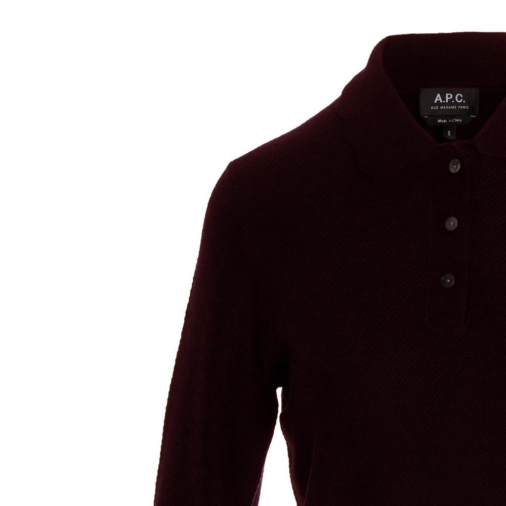 A.P.C. Olivia Collar Wool Crewneck Sweater
