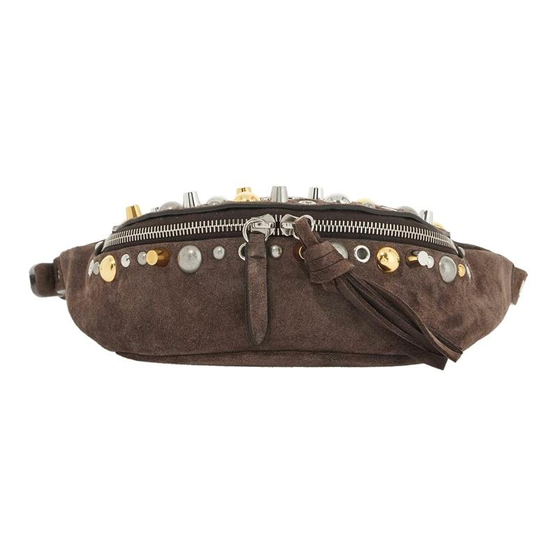 VALENTINO NELCOTE Belt Bag Unisex Hip Pack Canvas Beige
