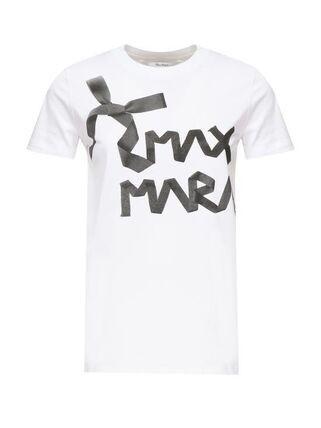 Max Mara CALCIO Cotton Logo T-Shirt 21946061 00921946061600 009