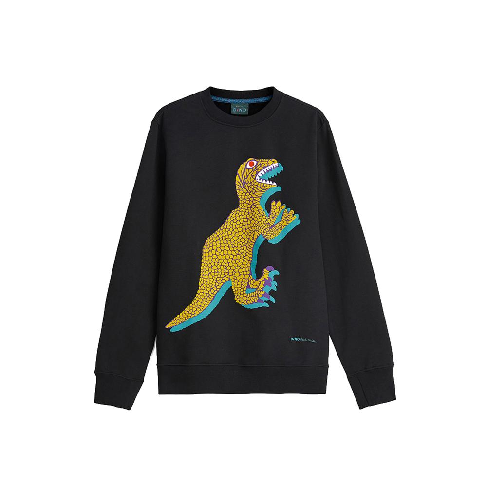 Paul Smith 15th Anniversary Dino Print Black Sweatshirt M2R 027R FP2506 79