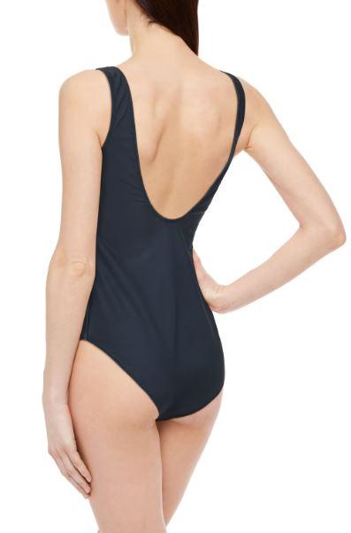 GANNI Floral Print One-Piece Swimsuit