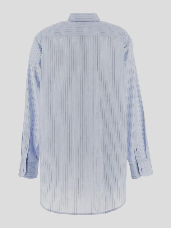 GUCCI Light Blue Cotton Shirt 820670 ZAPIU 4305