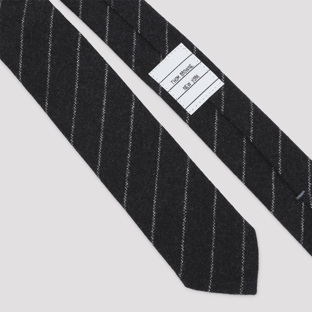 THOM BROWNE Silk Stripe Tie Navy Men’s Accessory