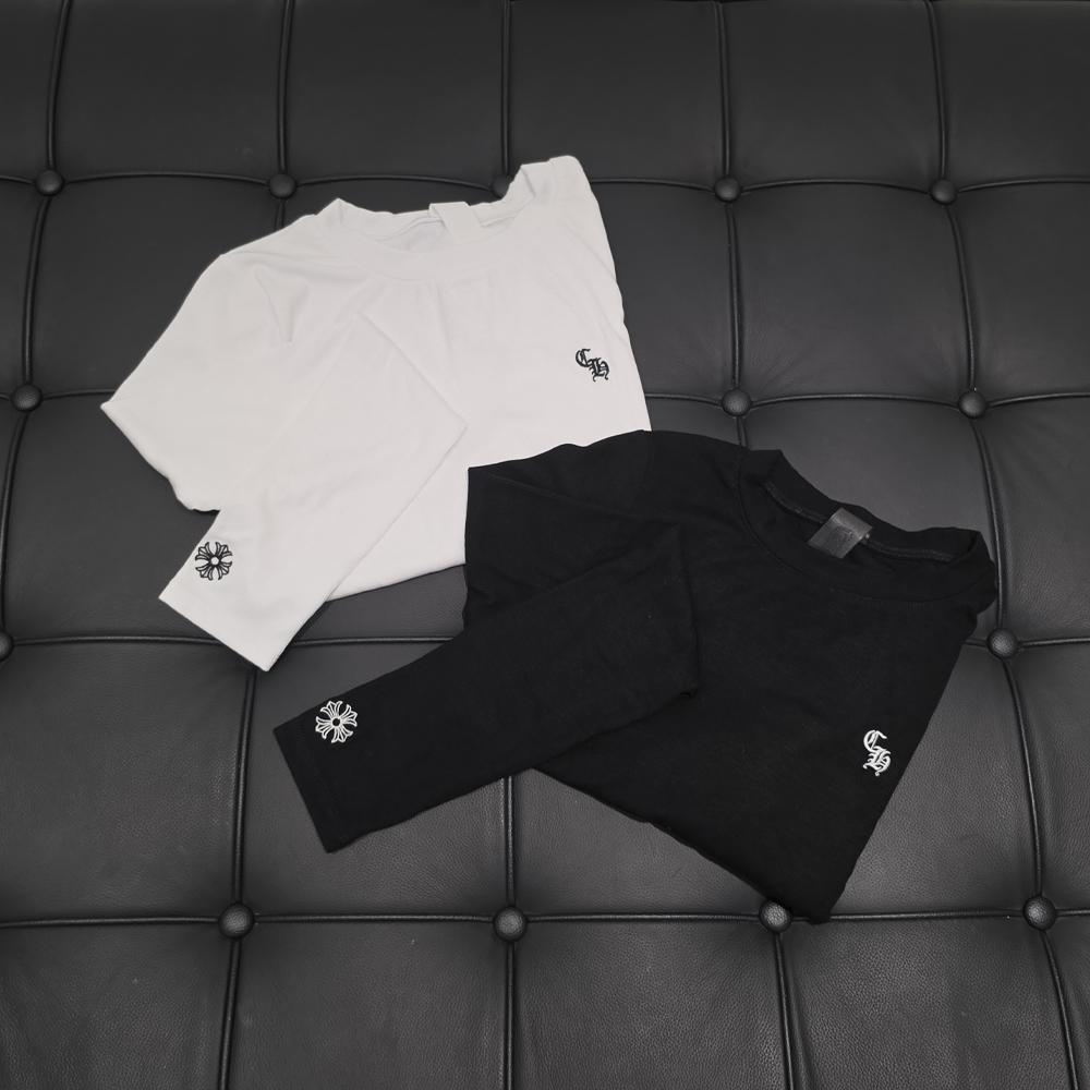 Chrome Hearts White Knit Long Sleeve T-Shirt Unisex