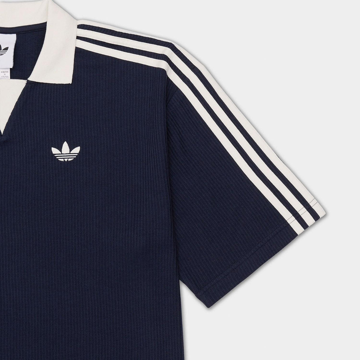 Adidas Waffle Jersey Short Sleeve T-Shirt Navy Unisex KW7473