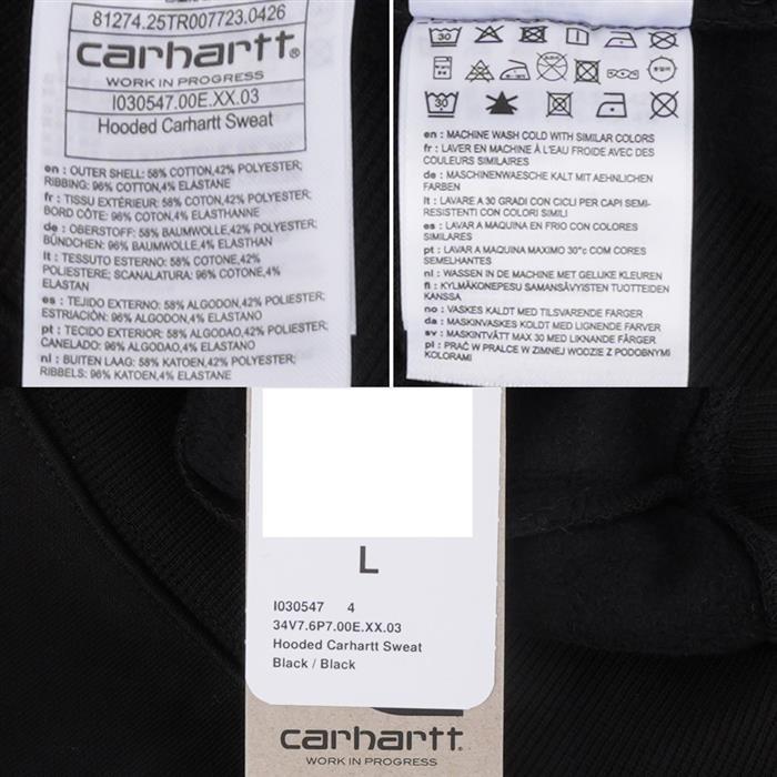 Carhartt WIP Black Hooded Sweatshirt