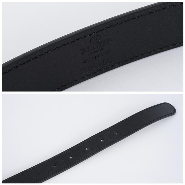 VALENTINO Logo Leather Belt 6Y2T0SD7 DHP 0NO V