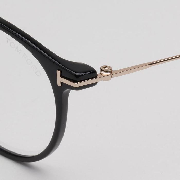 TOM FORD Blue Light Blocking Round Acetate Eyeglasses Unisex TF5759B 001