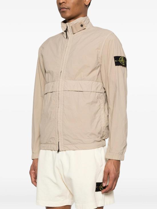 STONE ISLAND Nylon Smock-Treated TC Stand Collar Jacket L1S154100056 S0345 V009