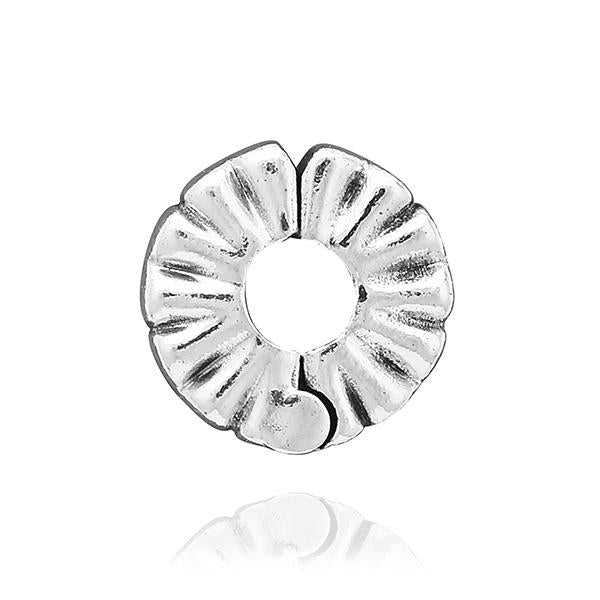 PANDORA Heart Pattern Clip Charm Silver Women’s Bracelet Charm