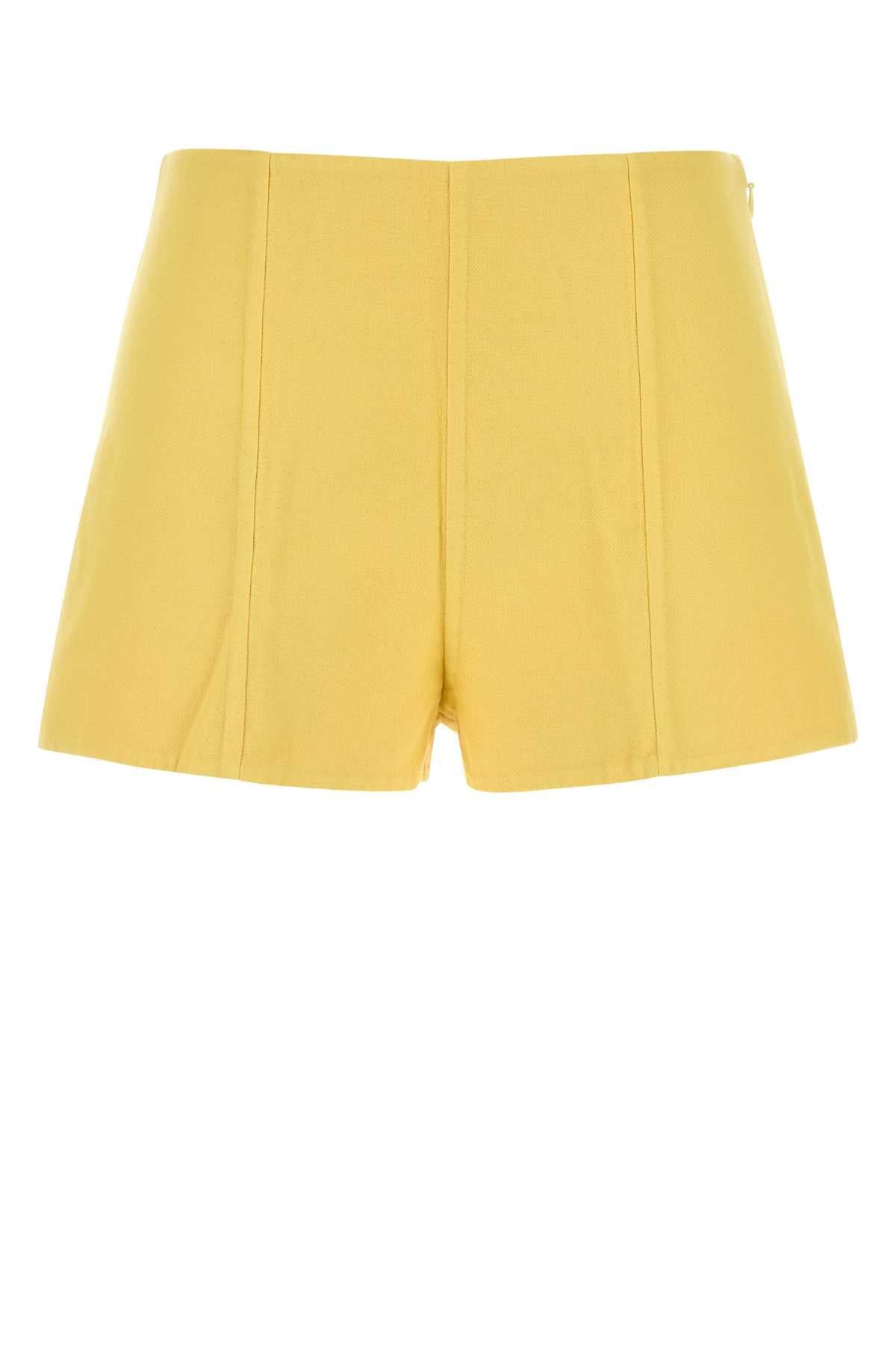 PRADA Black Nylon High-Waisted Shorts