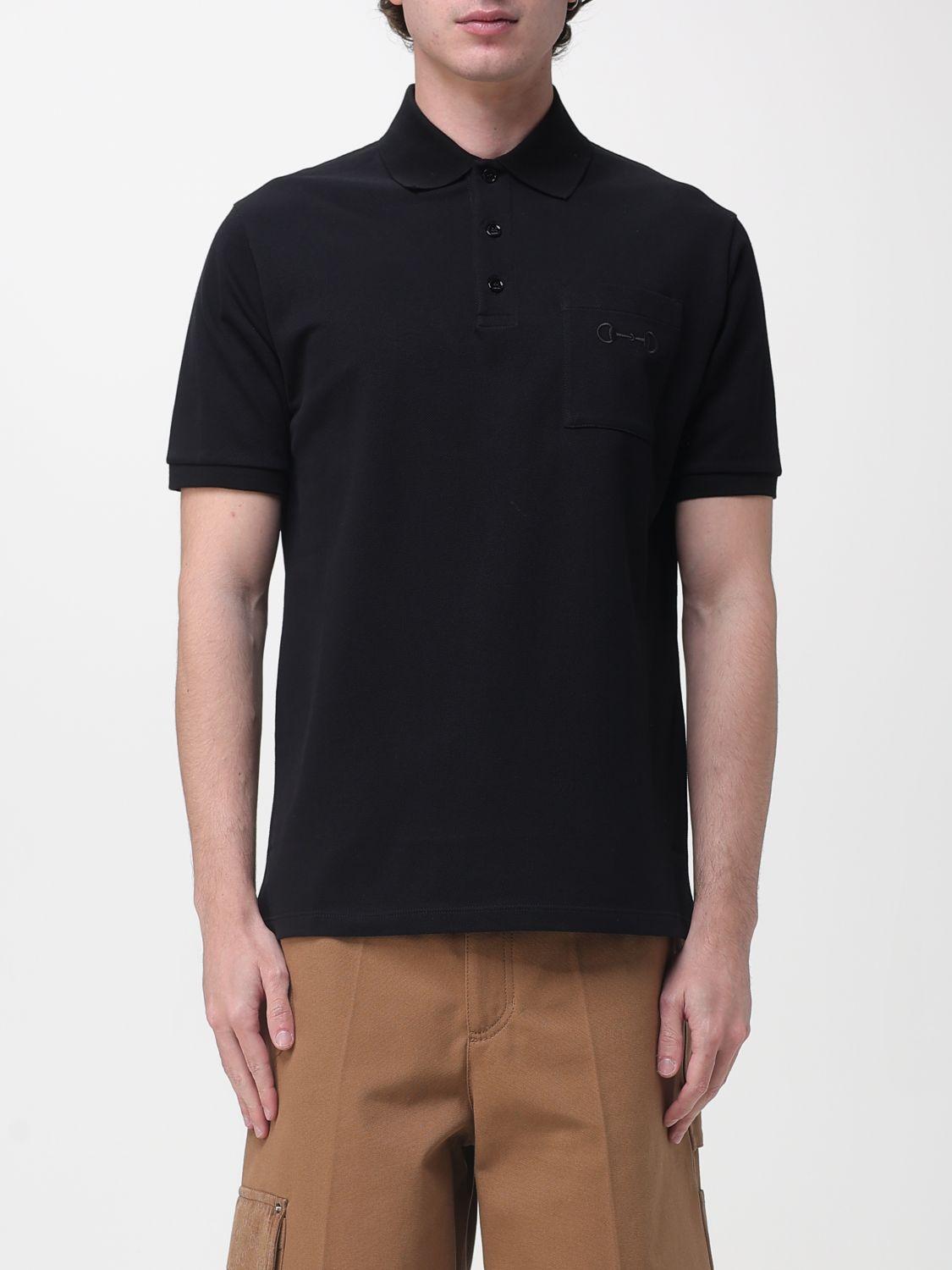 GUCCI Black Short Sleeve Polo Shirt