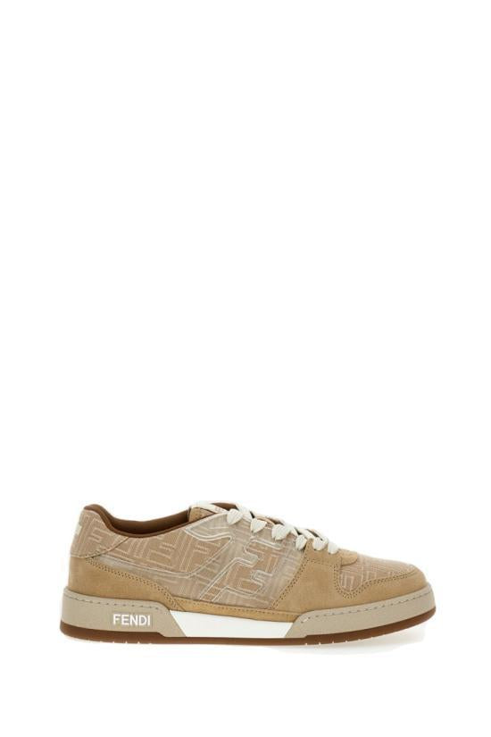 FENDI FF Jacquard Low-Top Sneakers 7E1688 AY9B F1TNU