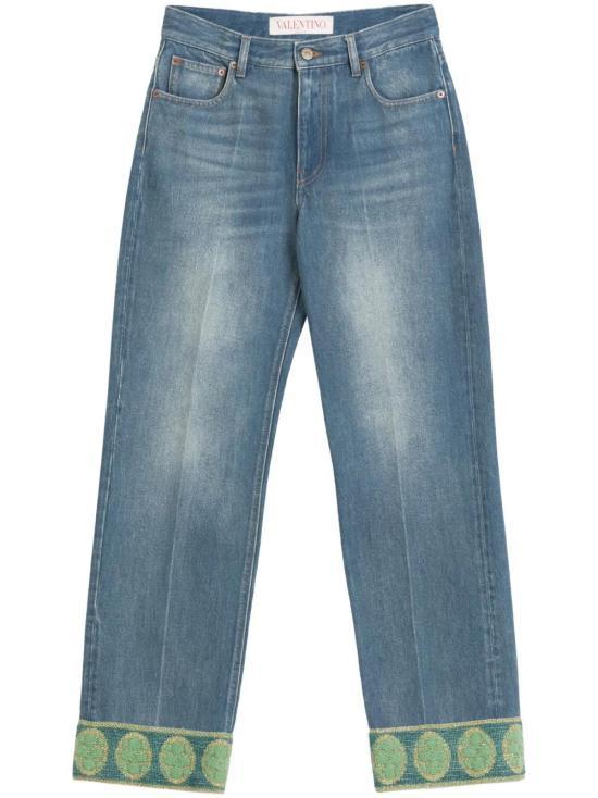 VALENTINO Garavani Denim Jeans for Women 6B0DD18X94V5586B3DD18X94V558 DENIM DOM