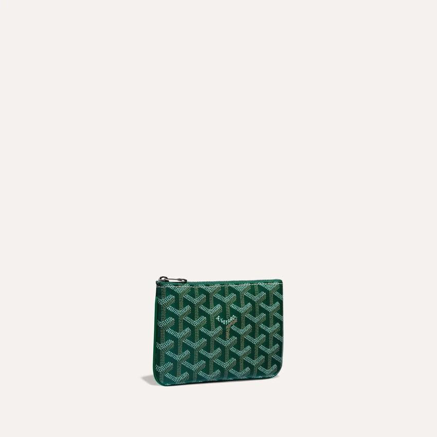 GOYARD Green Senat Mini Clutch Pouch for Women SENAT2MINTY09 CL09