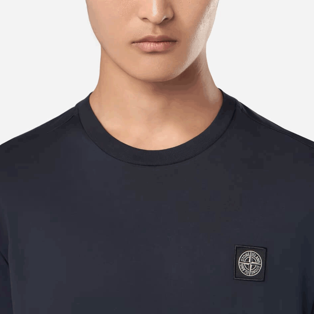 STONE ISLAND Men’s Short Sleeve T-Shirt Navy 2100039 S0013 V0020