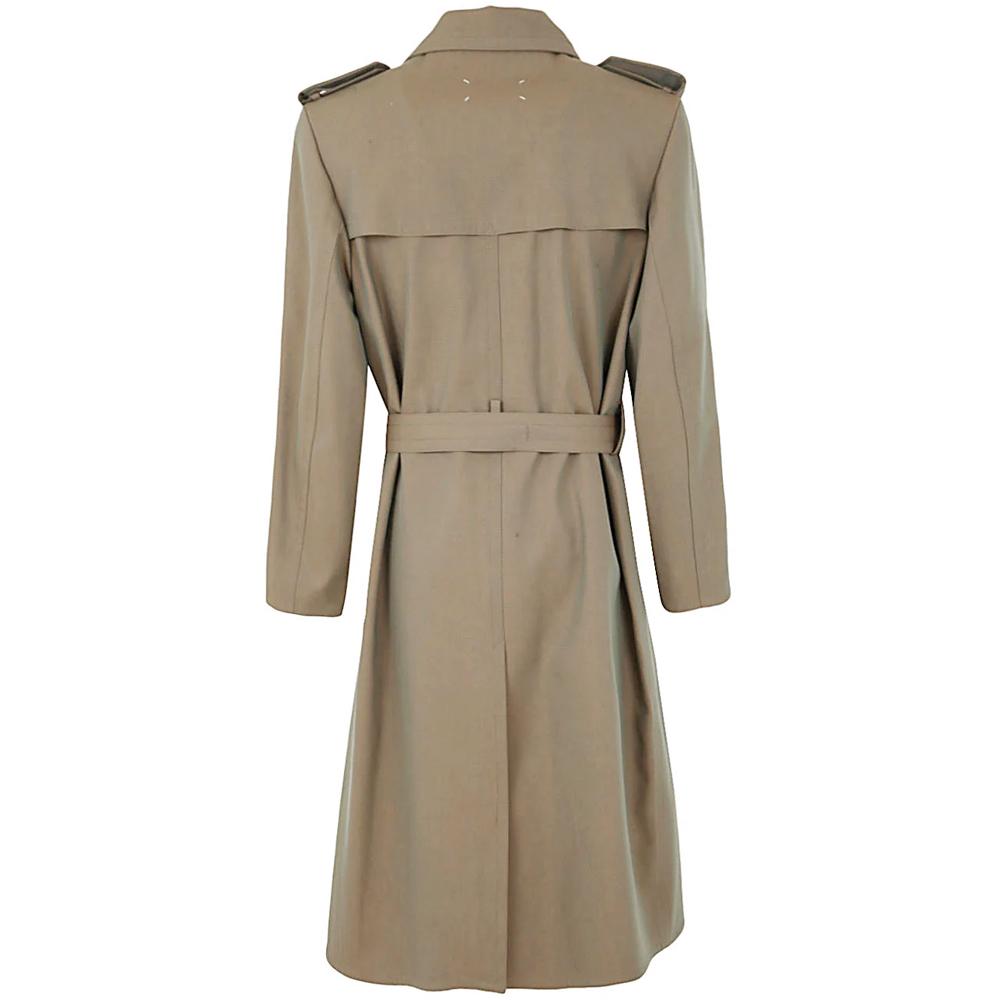Maison Margiela Stitch Belted Trench Coat for Men SI1AH0002 S54159 154