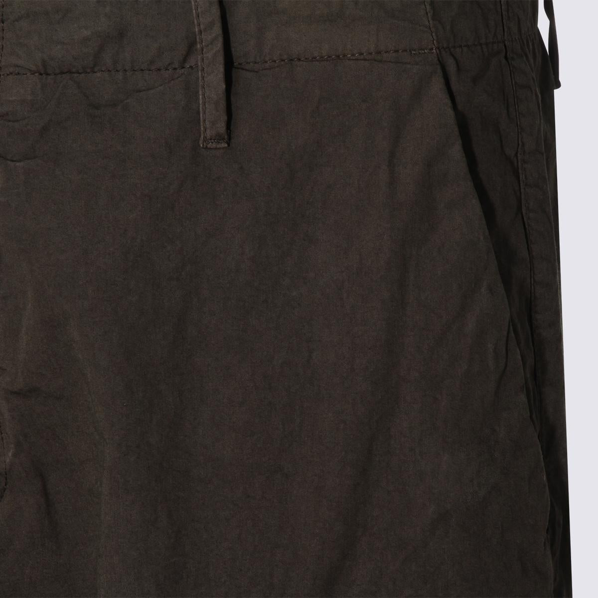 CP Company Green Cotton Cargo Pants for Men