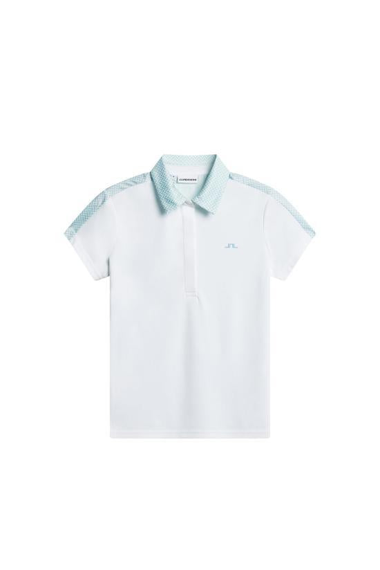 J LINDEBERG Women’s Polo Shirt GWJT148010000 WHITE DOM