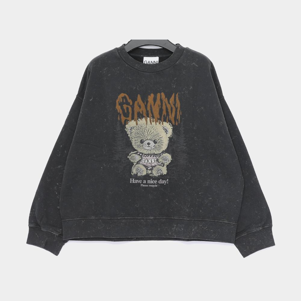 GANNI Teddy Forest Vintage Wash Women’s Sweatshirt
