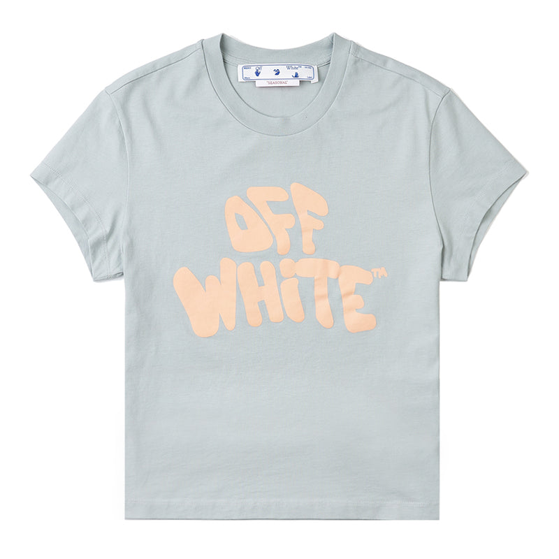 OFF WHITE Women’s Logo Print Cotton T-Shirt
