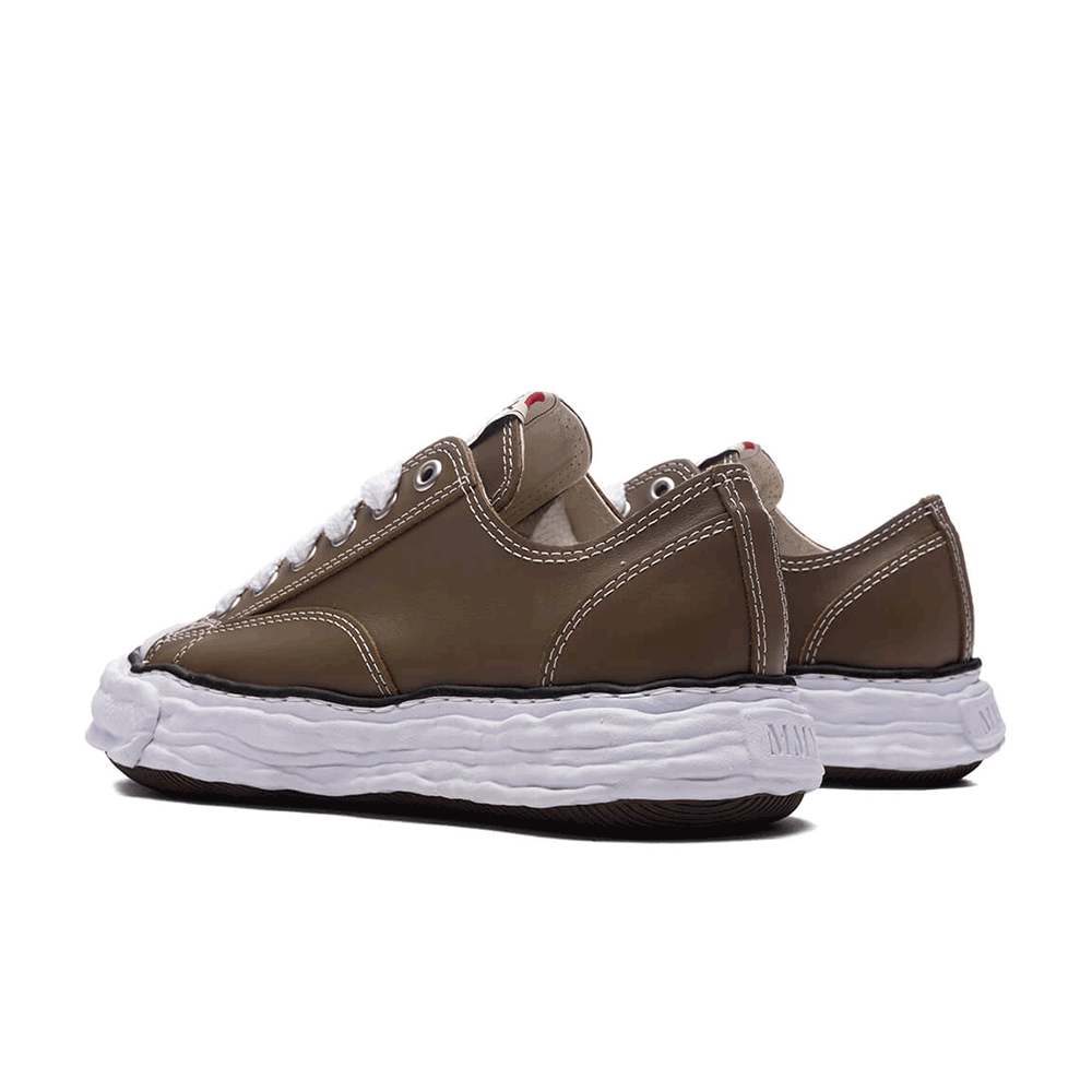 Maison Mihara Yasuhiro Brown Leather Low-Top Sneakers Unisex