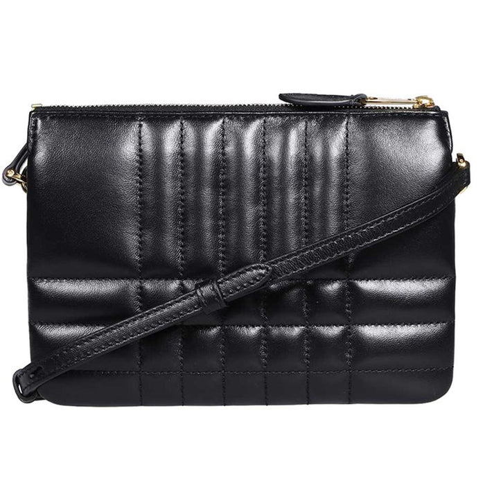BURBERRY Quilted Lola Double Pouch Crossbody Bag