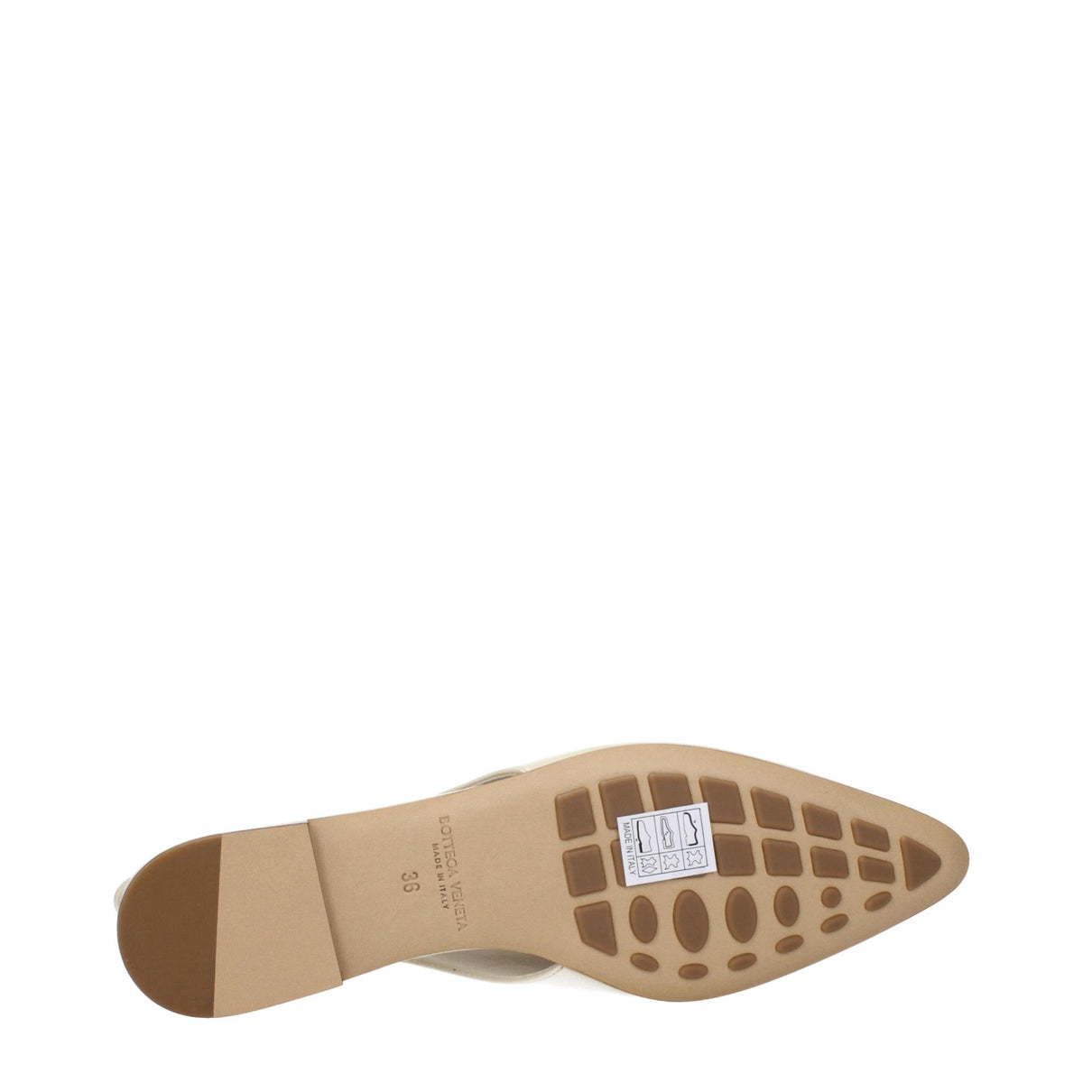 Bottega Veneta Leather Flat Shoes Black Women’s Flats