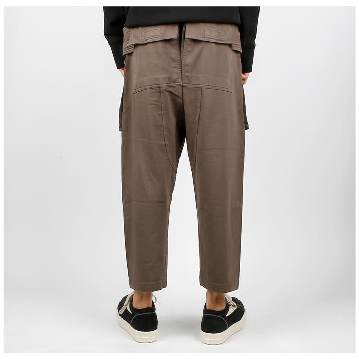 Rick Owens Darkshadow Porterville Creatch Drawstring Jersey Pan DU02D2371 RIG 34