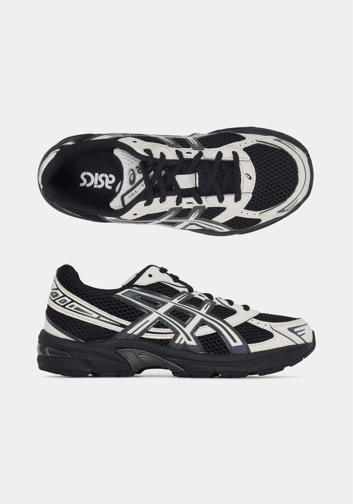 Asics Black Cream GEL-1130 Low-Top Sneakers
