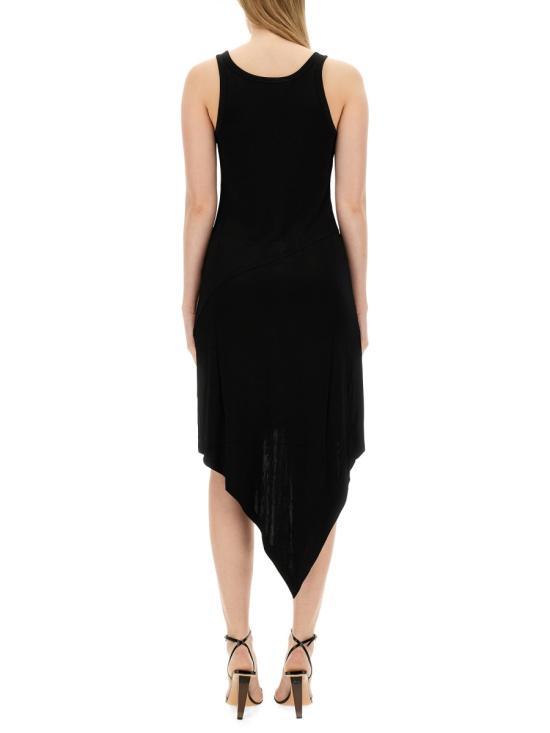 Helmut Lang Black Midi Dress O02HW602001 BLACK DOM
