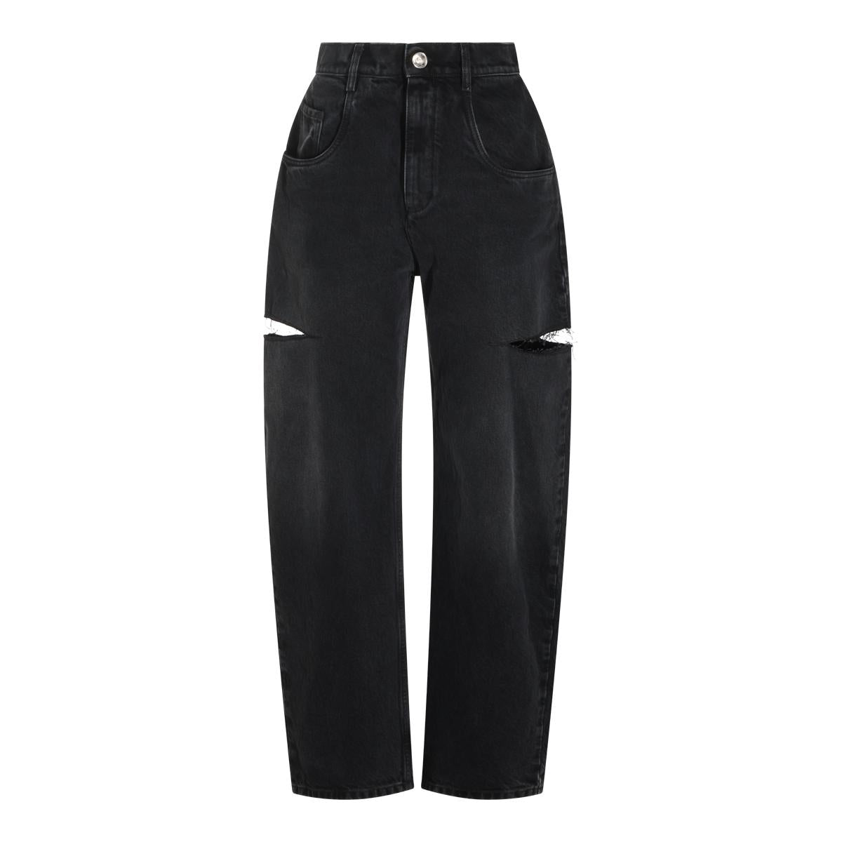 Maison Margiela Blue Denim Trousers Jeans for Women