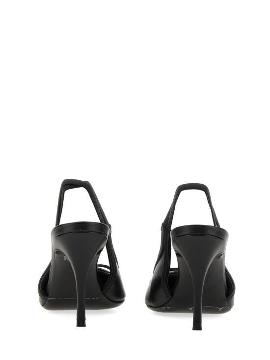 DIESEL Black D Venus Slingback Heels