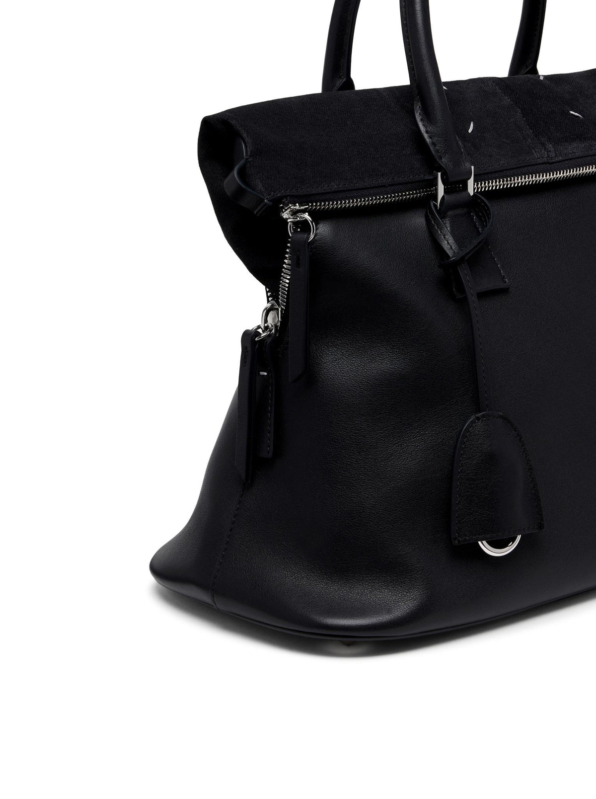 Maison Margiela Dark Grey Leather Shoulder Bag