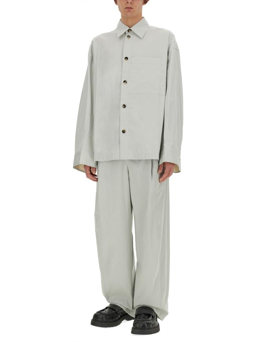Bottega Veneta Black Wool Trousers Men’s Suit Pants