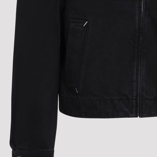 JACQUEMUS Black Denim Jacket