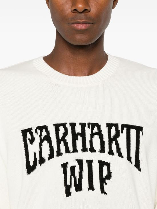 CARHARTT WIP Men's Round Neck Knit Sweater I036847 0D3XX WAX BLACK DOM