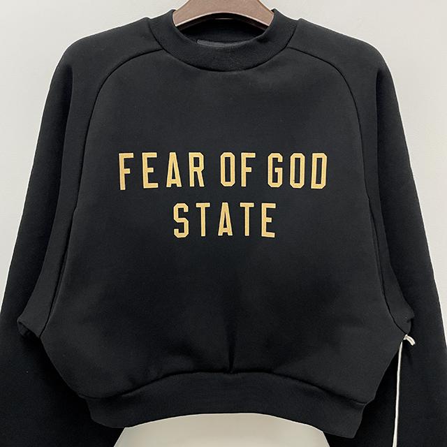 Fear of God Essentials Women’s Logo Crop Sweatshirt 192BT247380FW