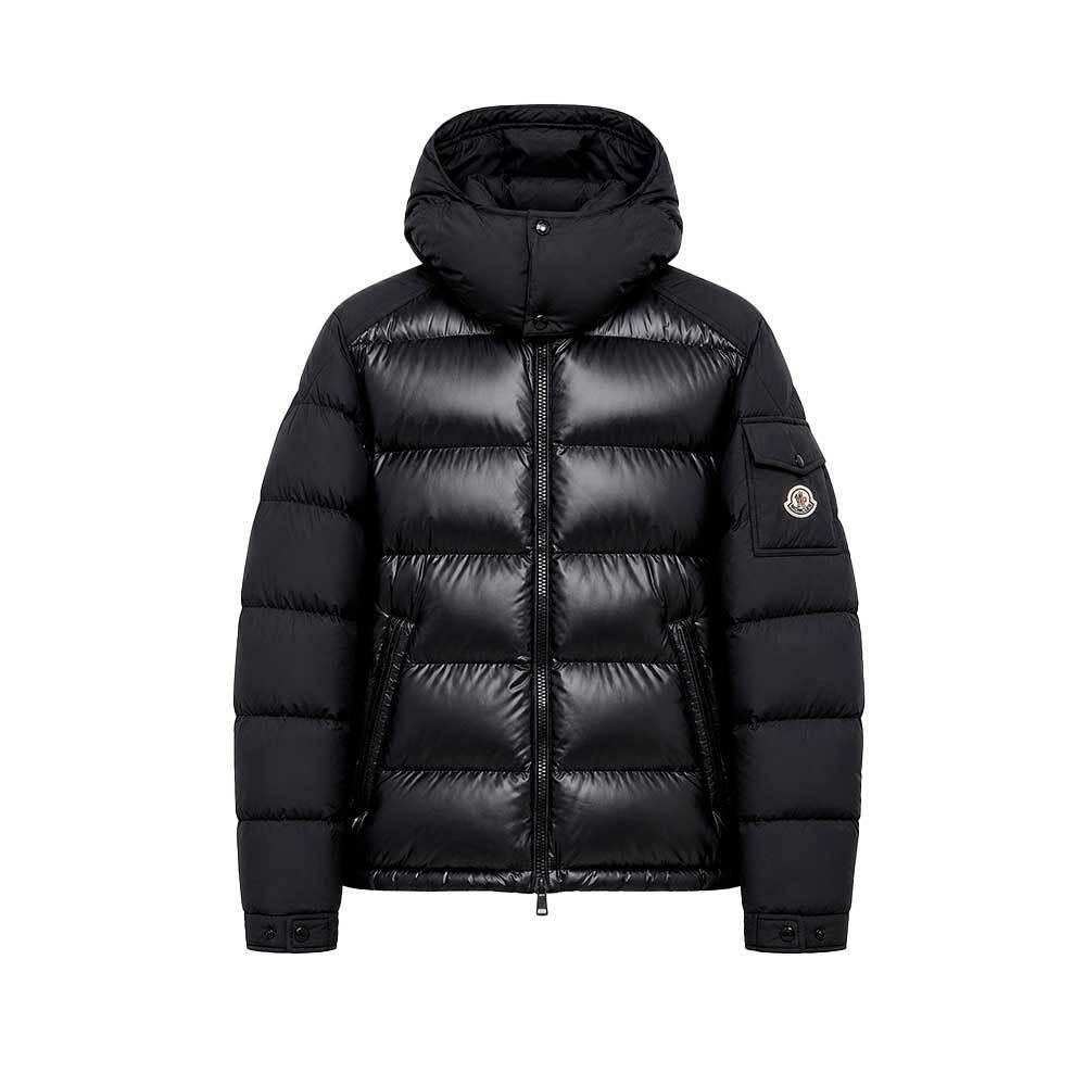 Moncler Maya Hooded Short Down Jacket Black Men