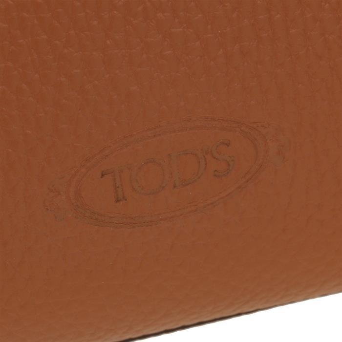 Tods Timeless Charm Micro Tote Bag Leather Beige