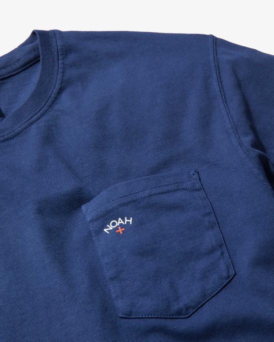 Noah Short Sleeve T-Shirt for Men NOAU000ORTS002NV NAVY DOM