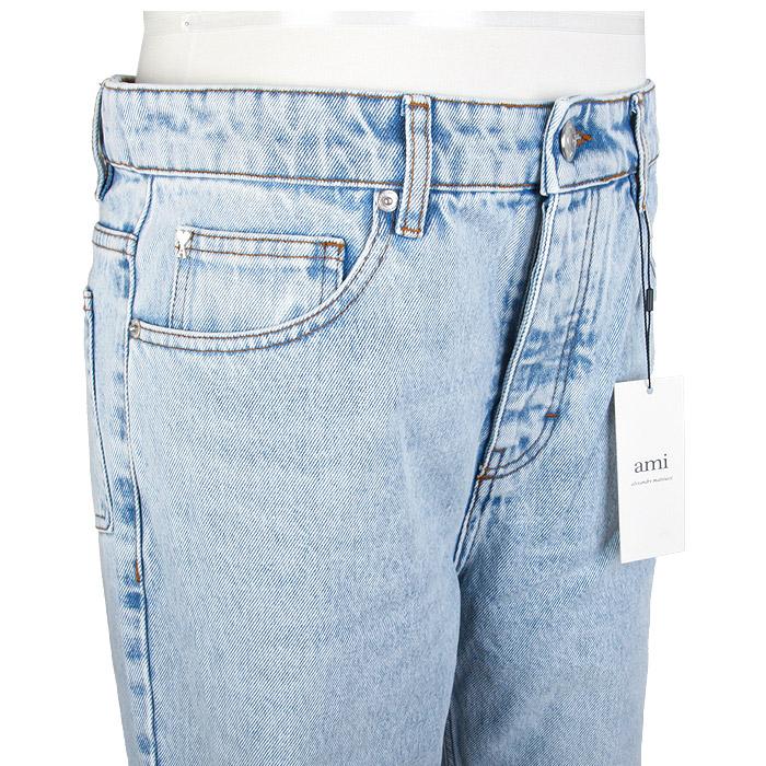 AMI Tapered Fit Zabel Jeans Denim Pants HTR103 DE0027 448